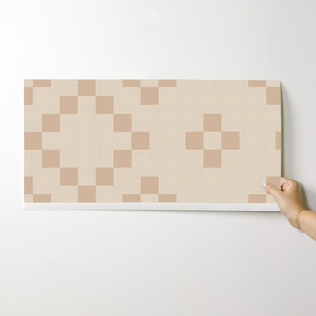 Cabin Quilt Wallpaper