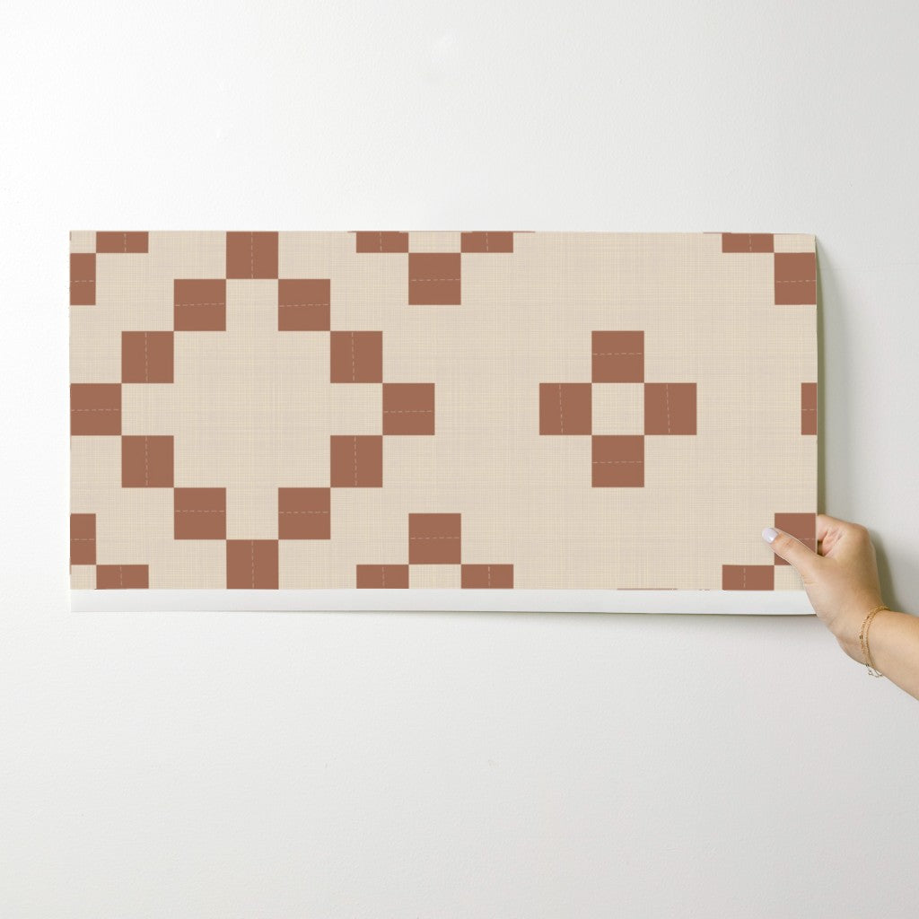 Cabin Quilt Wallpaper