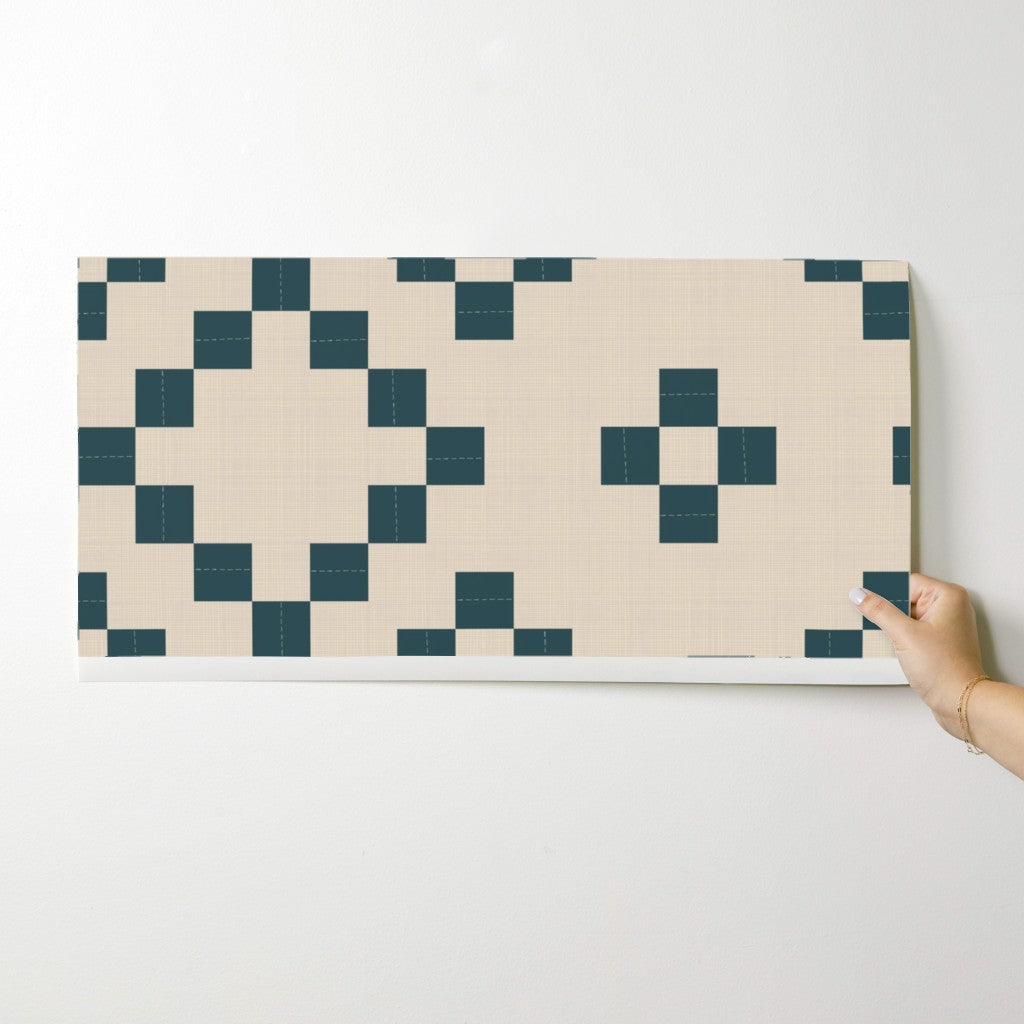 Cabin Quilt Wallpaper