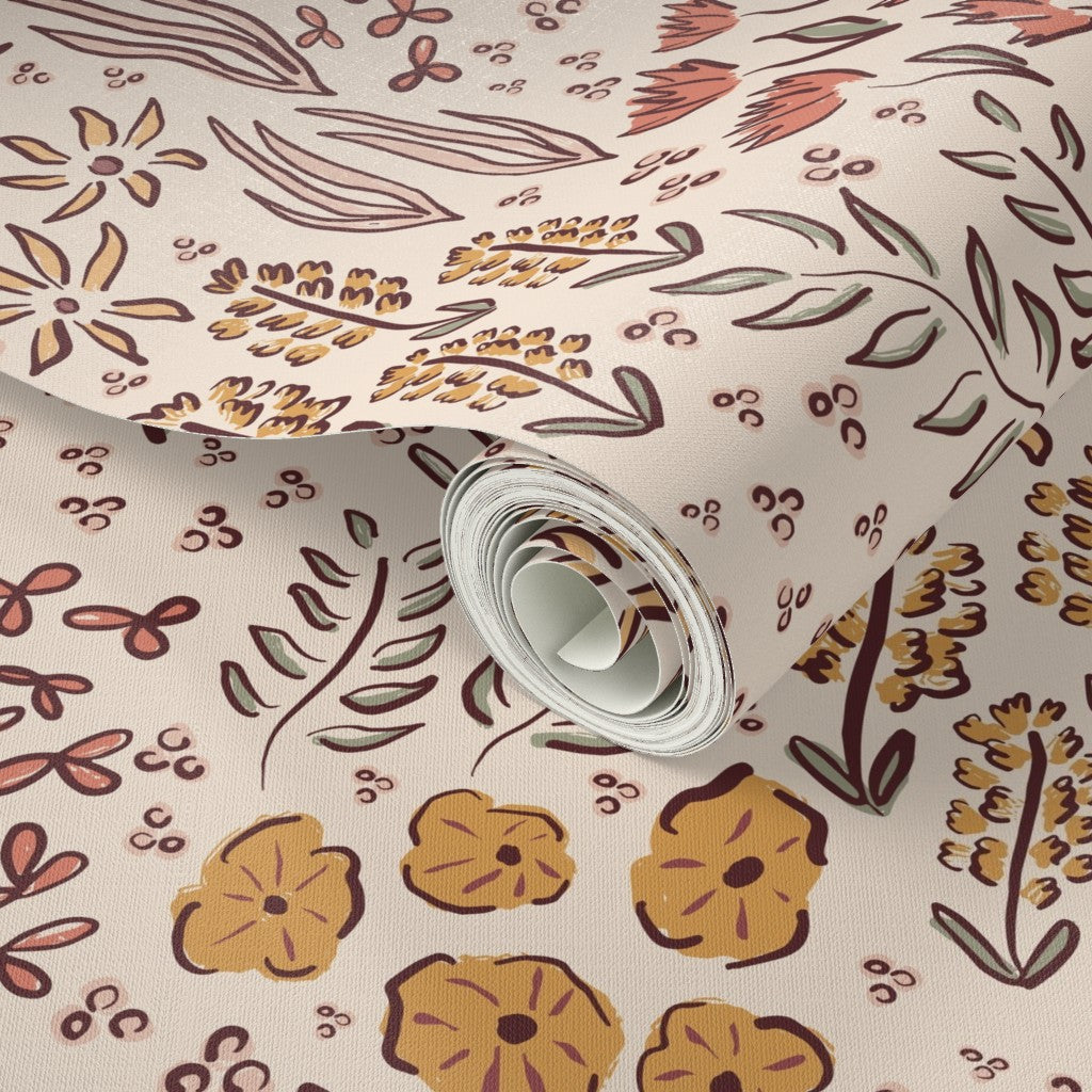 Wildflower Meadow Wallpaper